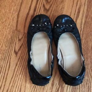 Black with silver flats